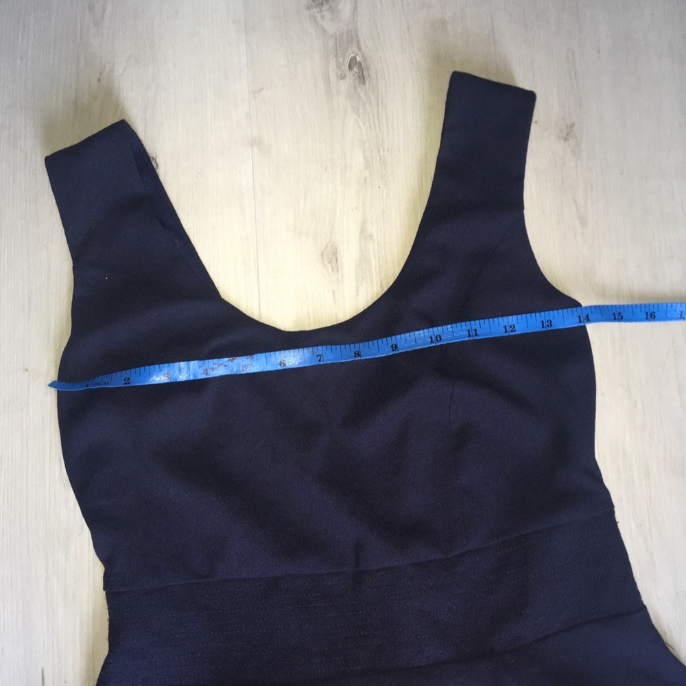 NWOT Double Zero Navy Blue Dress - Picture 13 of 16